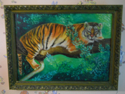 Картина с тигром